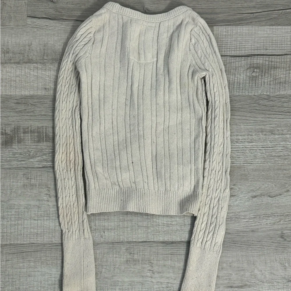 Y2K Vintage Hollister Cable Knit Cardigan‎